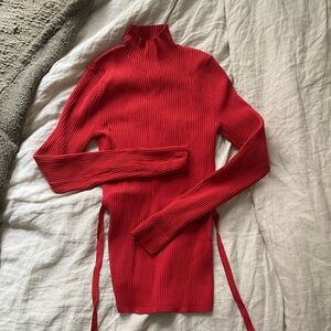 Aritzia sculpt knit tie back